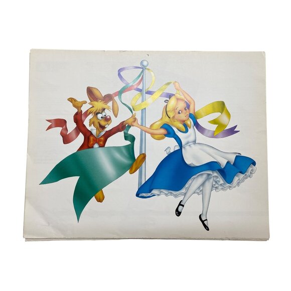 1986 Disney Channel Calendar Art Prints: Mickey Minnie Donald Daisy Goofy & Tink - Picture 8 of 14